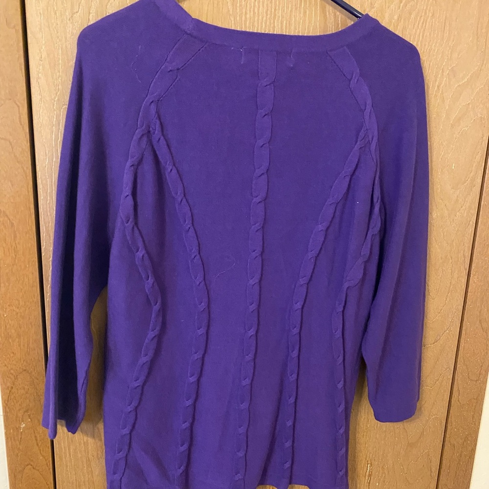 Purple sweater